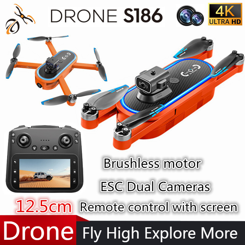 Drone Camera Hd - 2025 S186 Drone Profesyonel 4 K