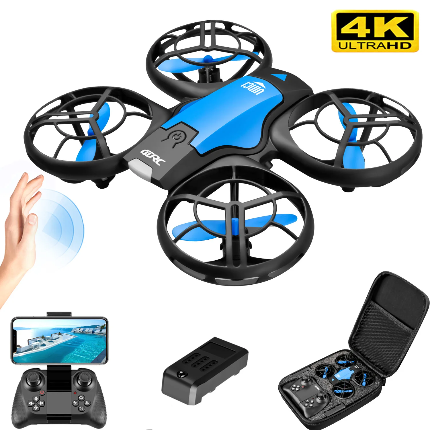 Drone Camera 4K - V8 Yeni Mini Drone 4K Profesyonel