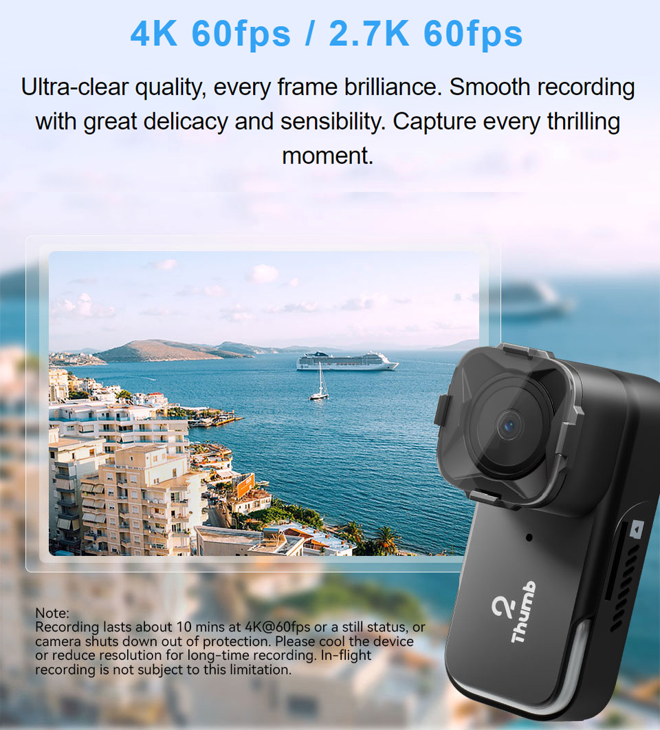 Drone Camera Hd - Yeni Sürüm RunCam Thumb 2 4K