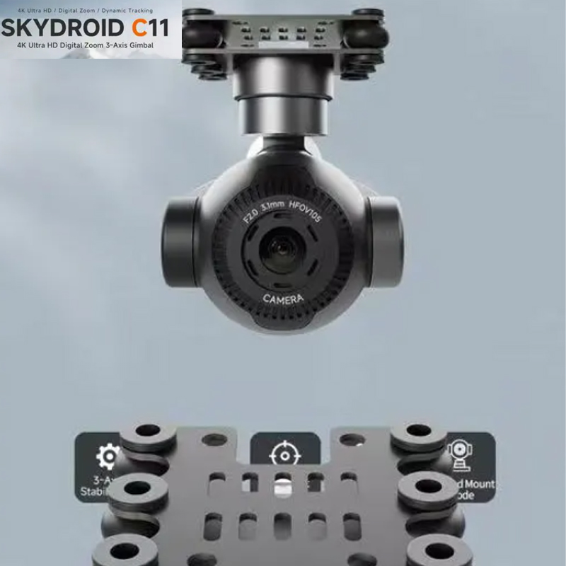 Drone Camera Waterproof - Skydroid C11 4K 3 Eksenli Gimbal