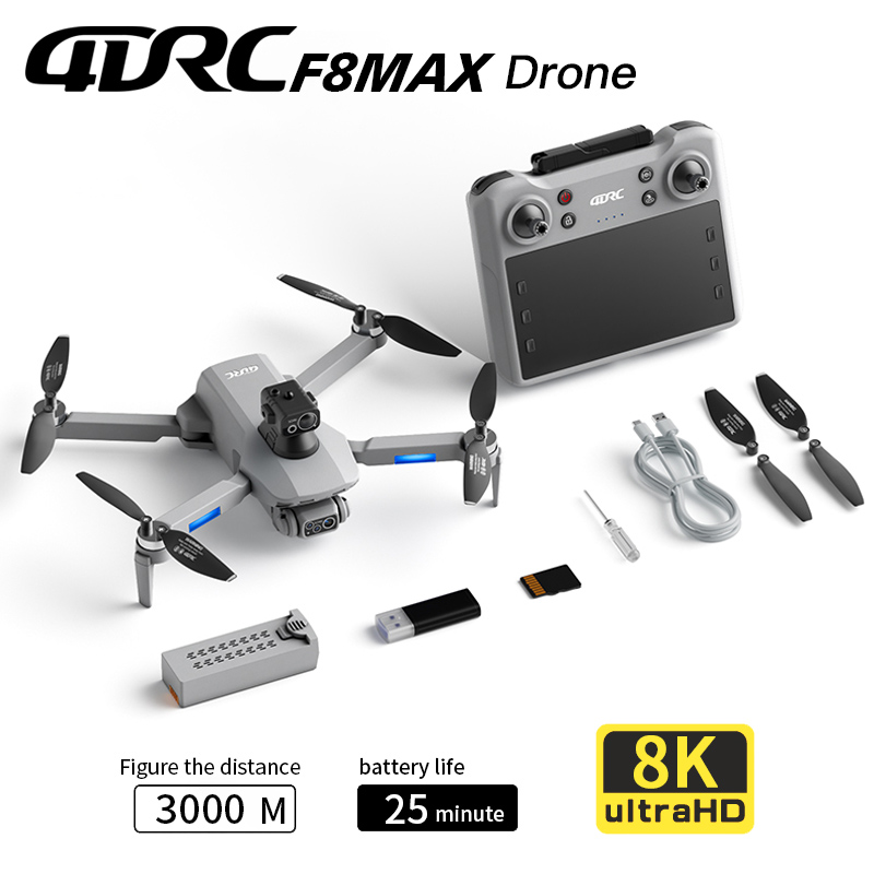 Drone Camera Professional - F8 MAX GPS Drone Profesyonel 8K