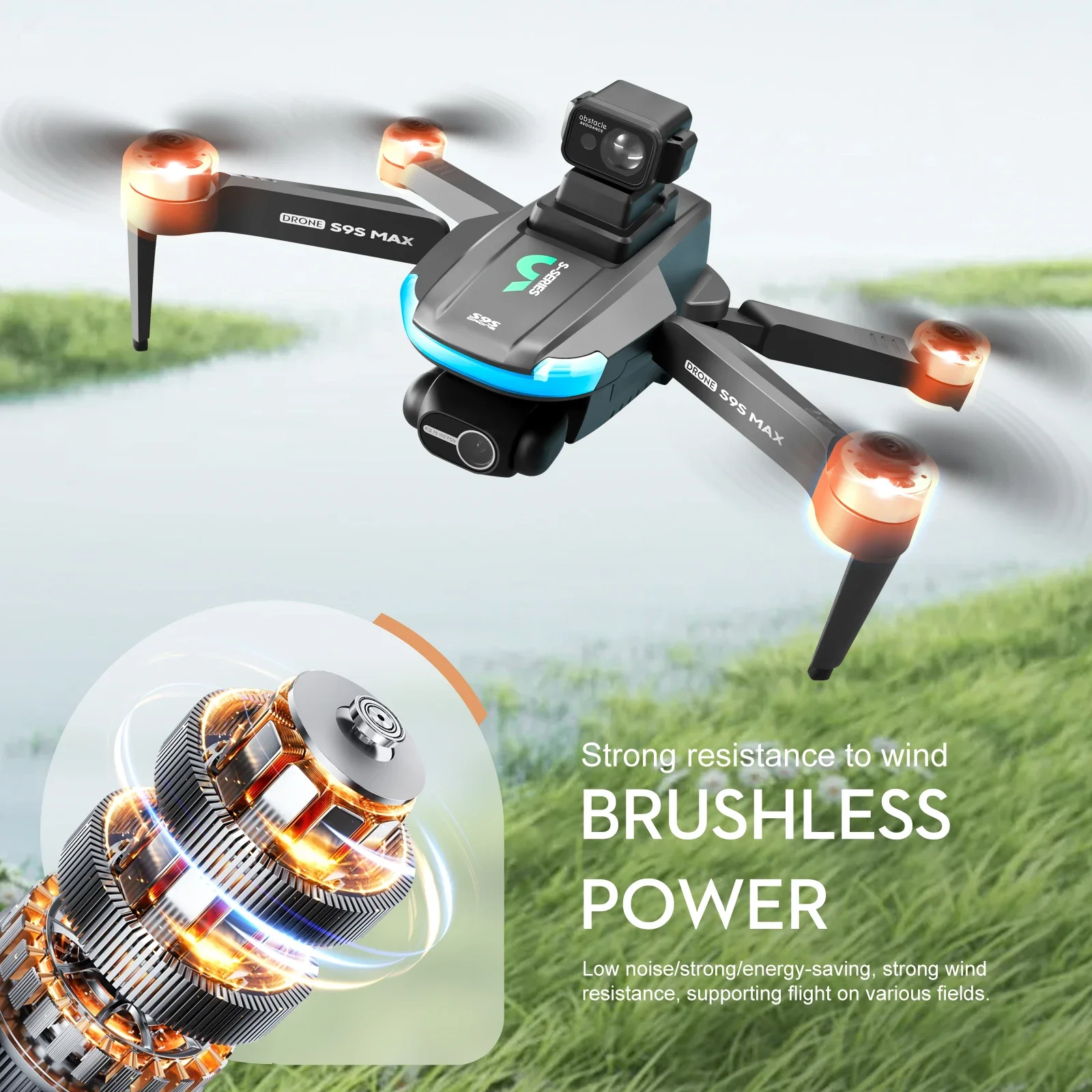 YENI S9S MAX MINI Drone 4K 2 E - Drone Camera Wide Angle incelemesi ve fiyatı