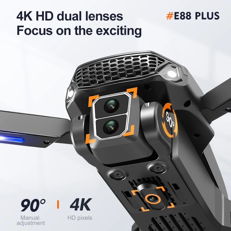 Yeni E88 Plus Quadcopter Drone - Drone Camera Hd incelemesi ve fiyatı