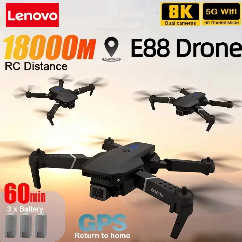 Lenovo Yeni E88 Pro WIFI FPV D - Drone Camera Wide Angle incelemesi ve fiyatı